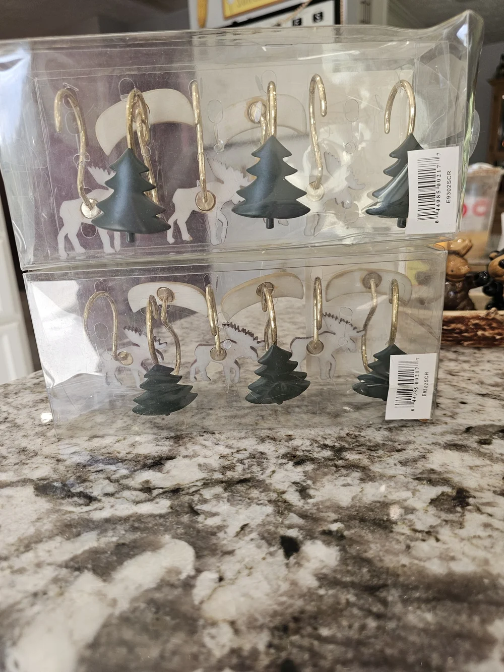 Shower Curtain Hooks - 2 Sets of 12